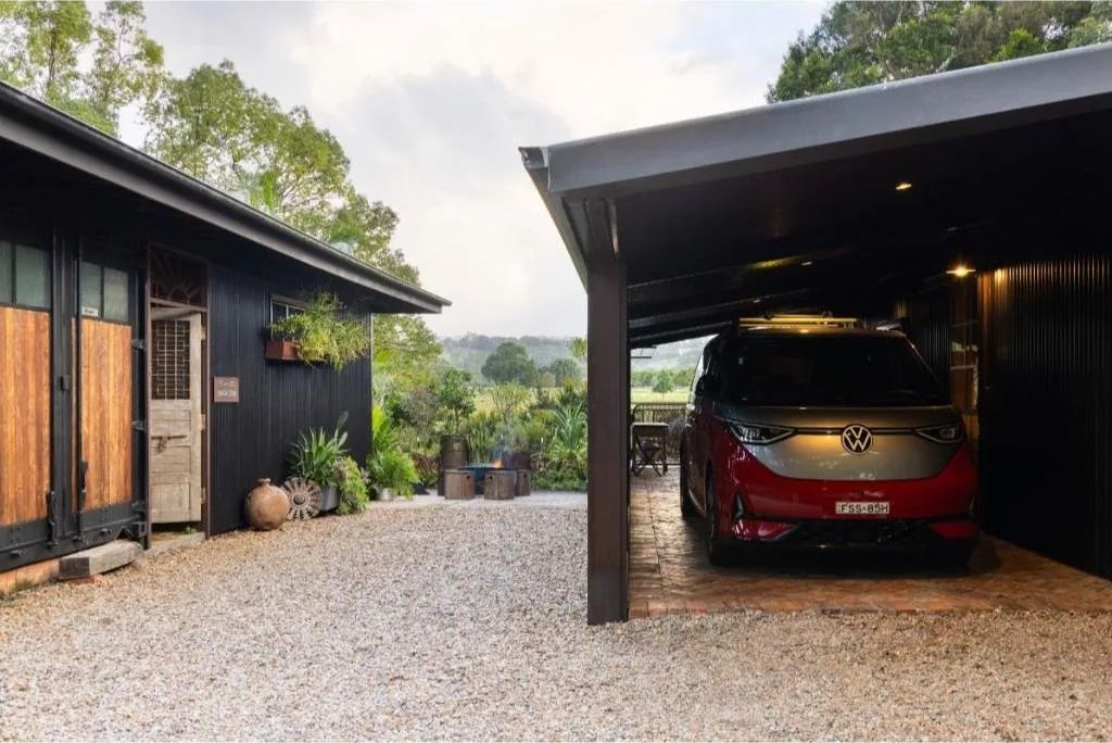 charge up while you stay — very modern of us