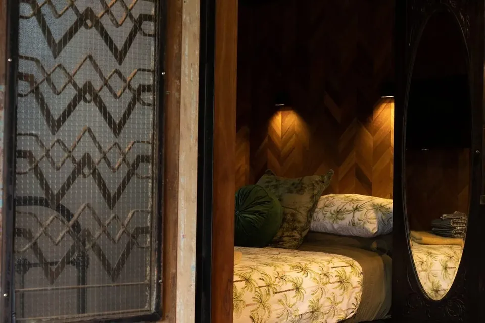 barnita bedroom nook through the french door angle