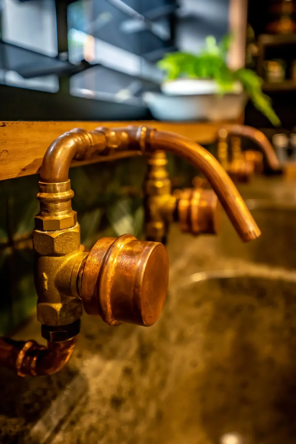 my beloved dave and his handiwork — he was a legendary plumber 🥰